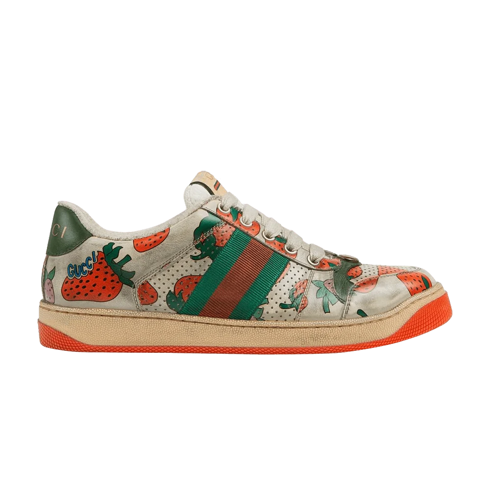 Кроссовки Gucci Wmns Screener 'Strawberry'