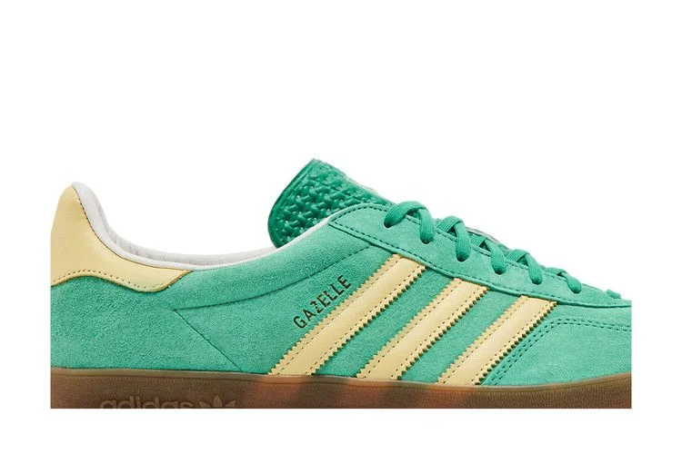 Кроссовки adidas Gazelle Indoor 'Semi Court Green Almost Yellow'