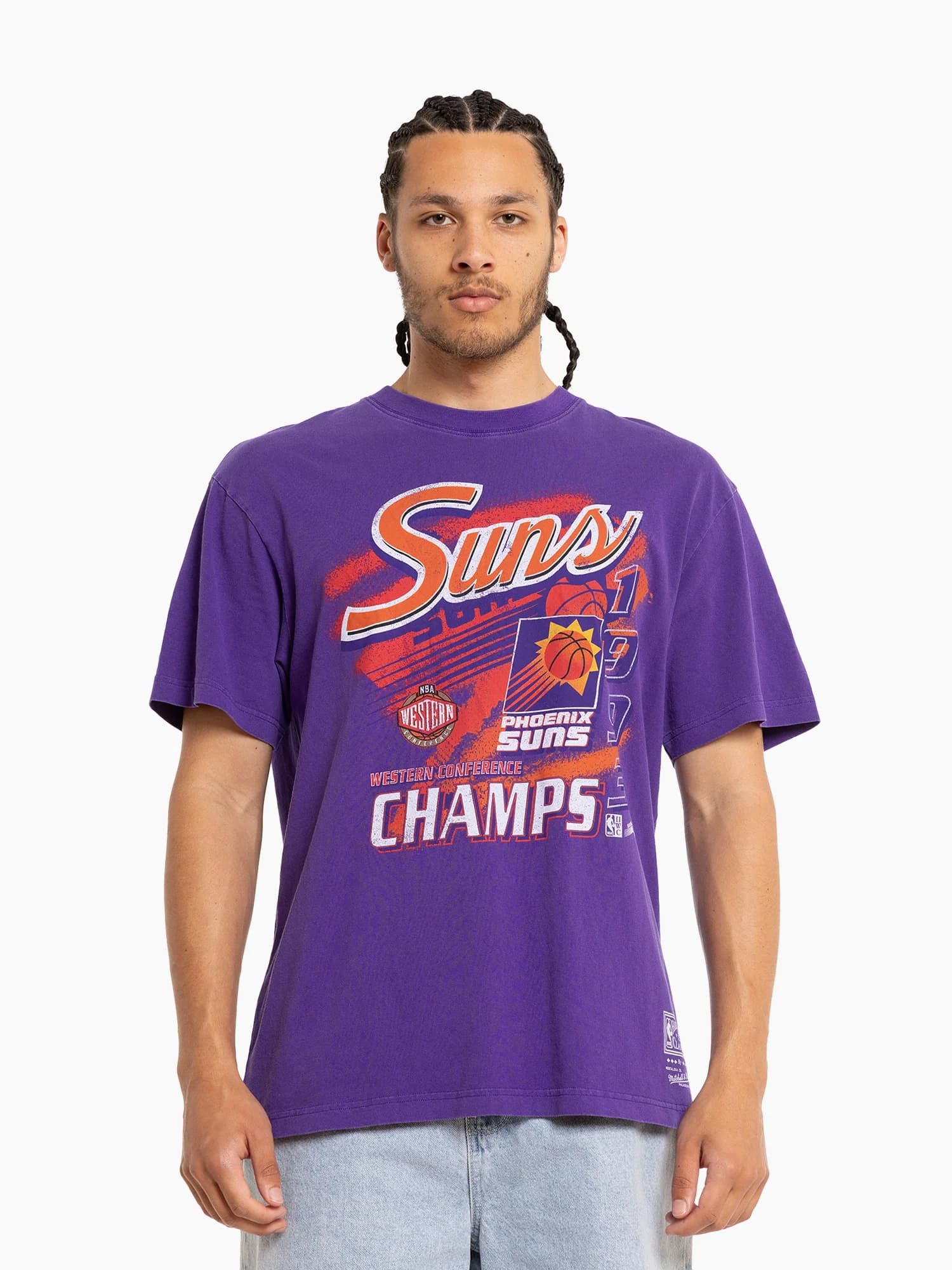 Футболка Mitchell & Ness Phoenix Suns Script Conference Champs Vintage NBA T-Shirt