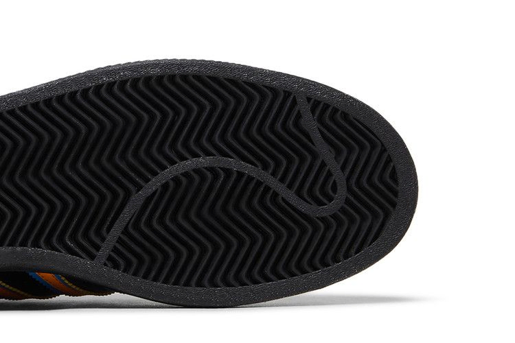 Кроссовки adidas Superstar 'Black Gold Blue'
