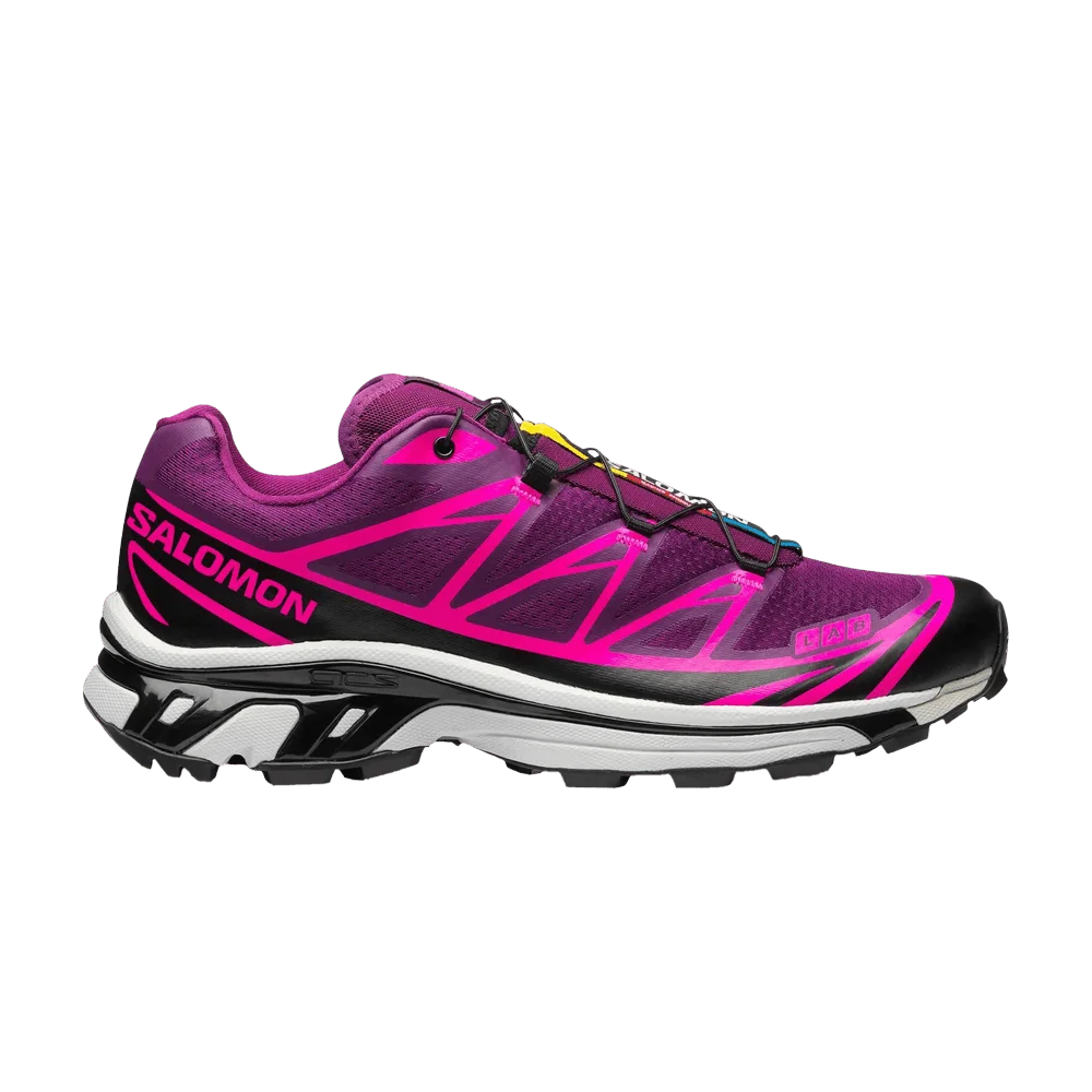 Кроссовки Salomon XT-6 'Neon Tokyo Pack - Plum Caspia'