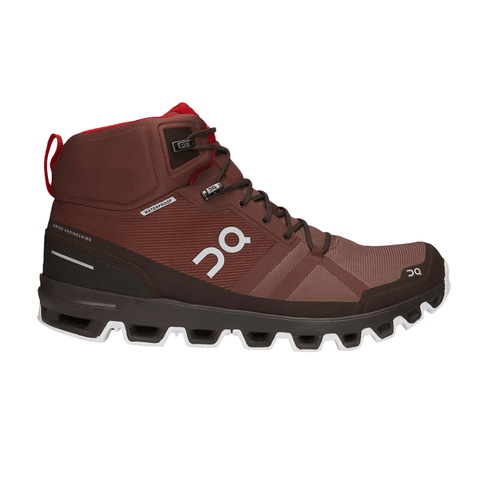 ON Cloudrock Waterproof Hiking Boot 'Cocoa Red'
