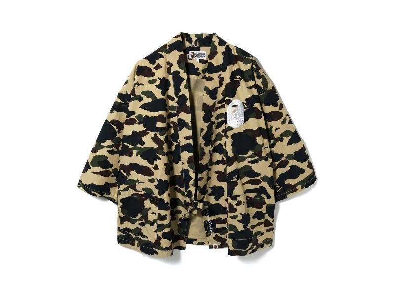 Кимоно BAPE 1st Camo Kimono Yellow