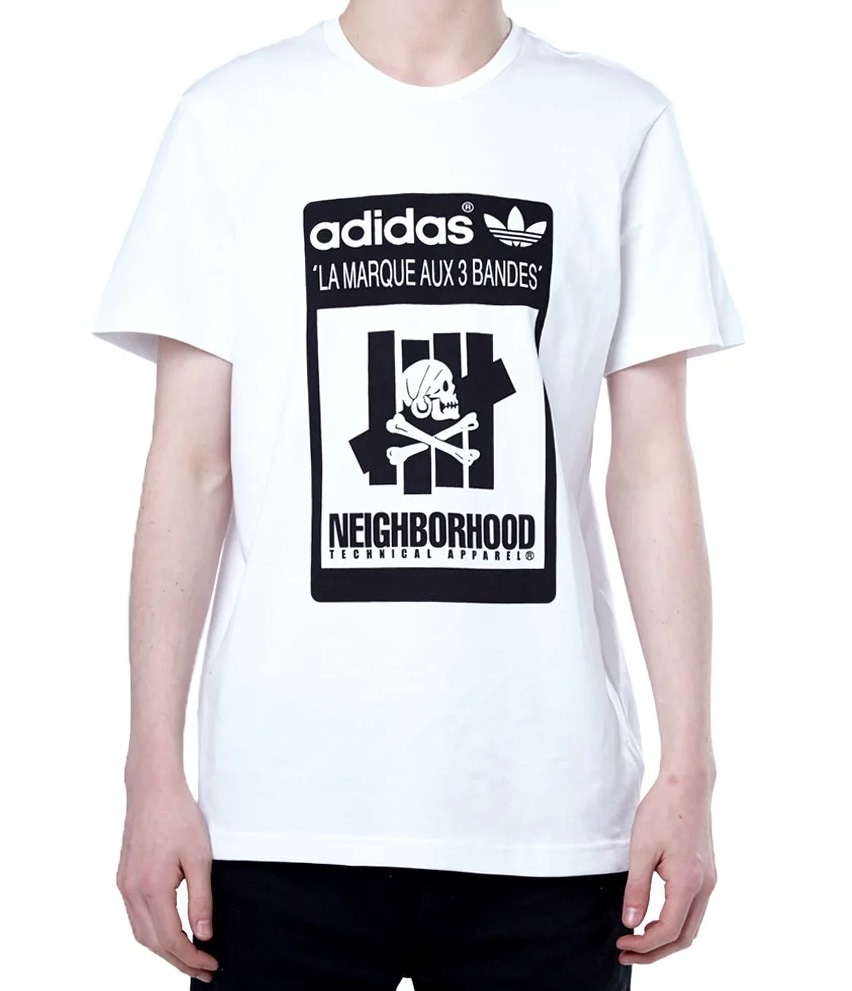 Футболка adidas Neighborhood Undefeated Logo Tee White