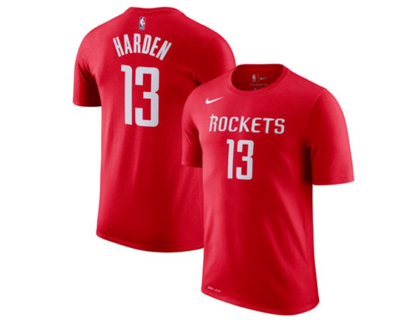 Футболка 2018-19 Houston Rocket Harden 13 Icon Red Tee