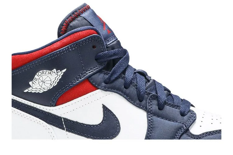 Кроссовки Air Jordan 1 Mid GS 'USA Olympic'