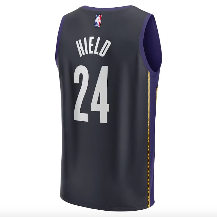 Баскетбольная джерси 2022-23 Indiana Pacers  #24 Buddy Hield Fast Break City Blue Jersey