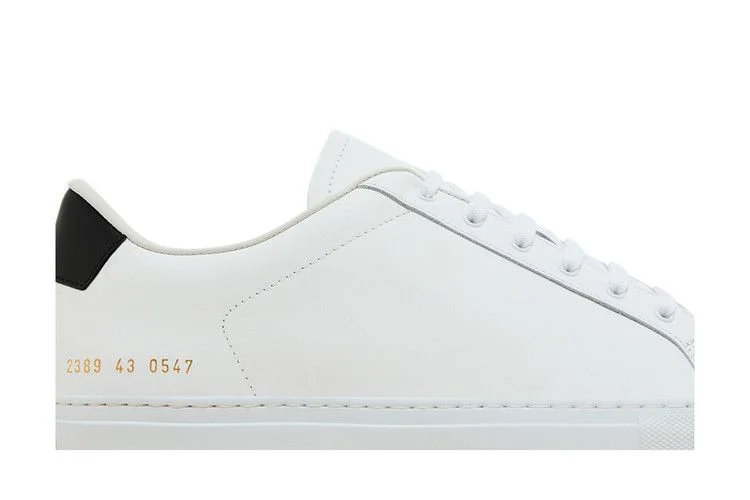 Кроссовки Common Projects Retro Low 'White Black'