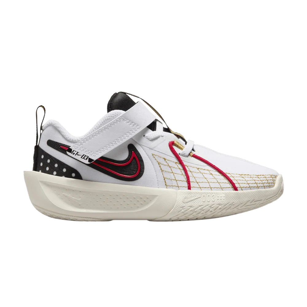 Кроссовки Nike GT Cut 3 PS 'White Black University Red'