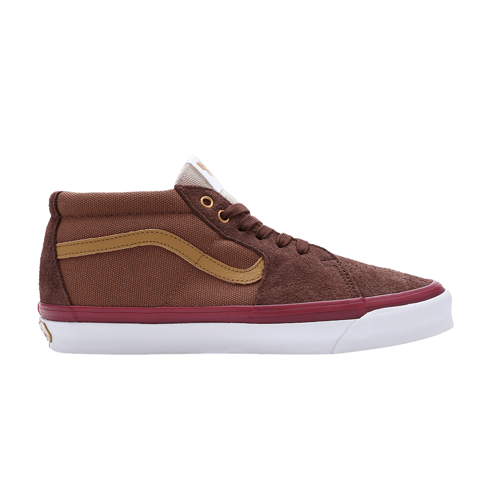 Кроссовки Vans OG Sk8-Mid LX 'Peanut Butter Jelly Brown'