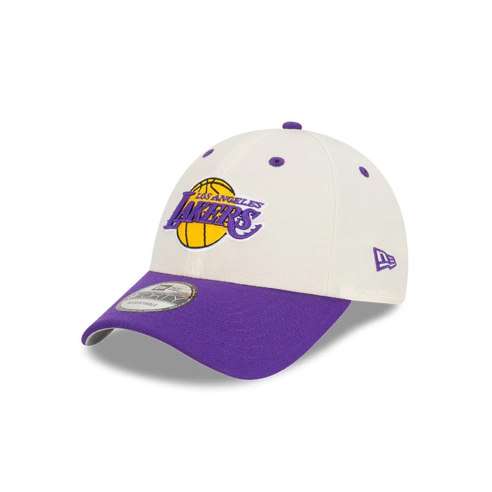 Бейсболка New Era Los Angeles Lakers Champs 9FORTY Two Tone NBA Snapback Hat