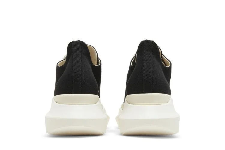 Кроссовки Rick Owens DRKSHDW Fogachine Cotton Denim Megalace Abstract Low 'Black Milk'