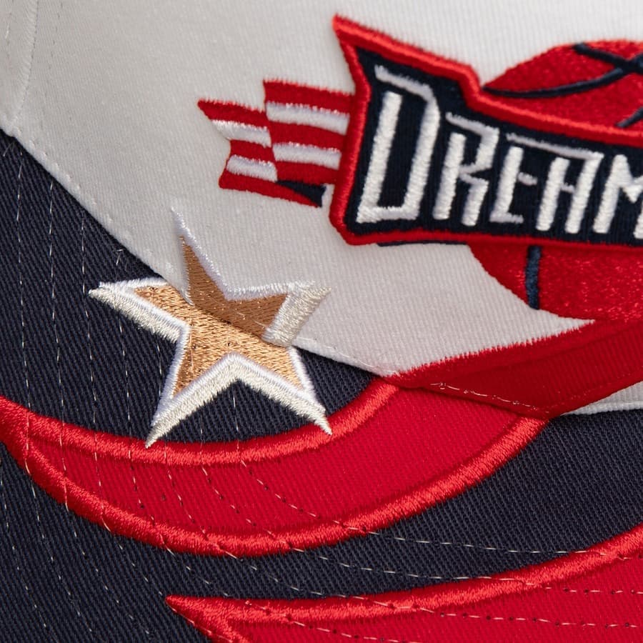 Бейсболка Mitchell & Ness White Team USA Just Don Dream Team Pro Crown Snapback Hat