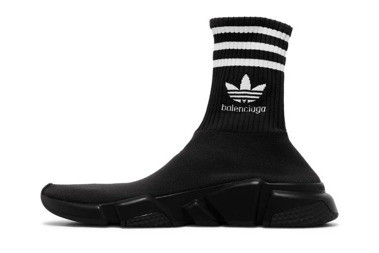 Кроссовки Adidas x Balenciaga Speed Sneaker 'Black'