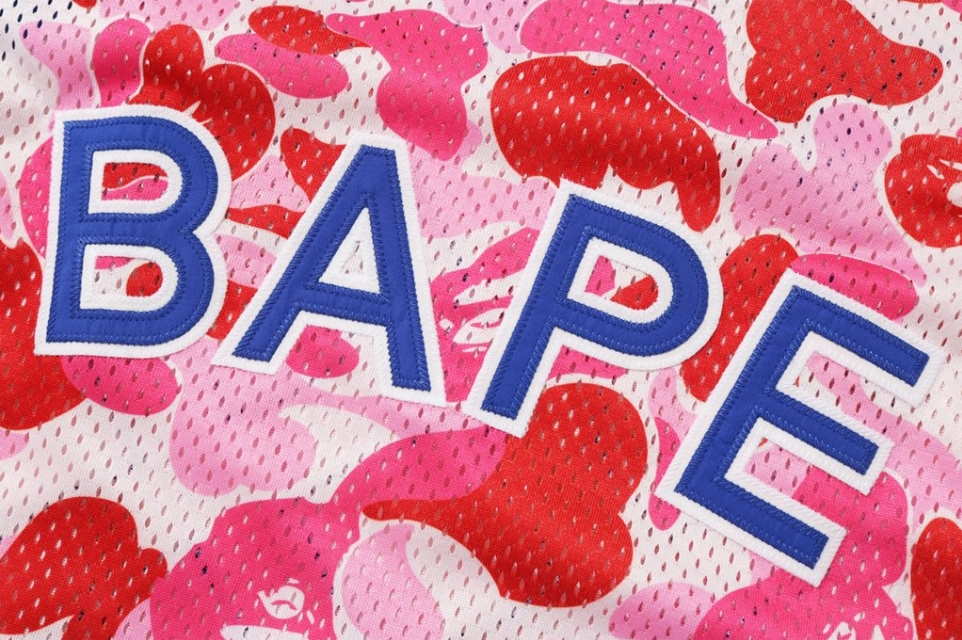 Спортивная майка BAPE ABC Basketball Tank Top Pink