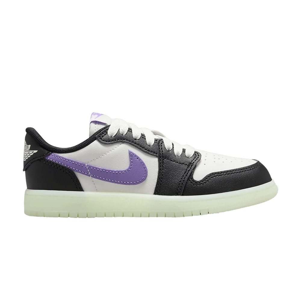 Кроссовки Air Jordan 1 Retro Low OG PS 'Black Raspberry'
