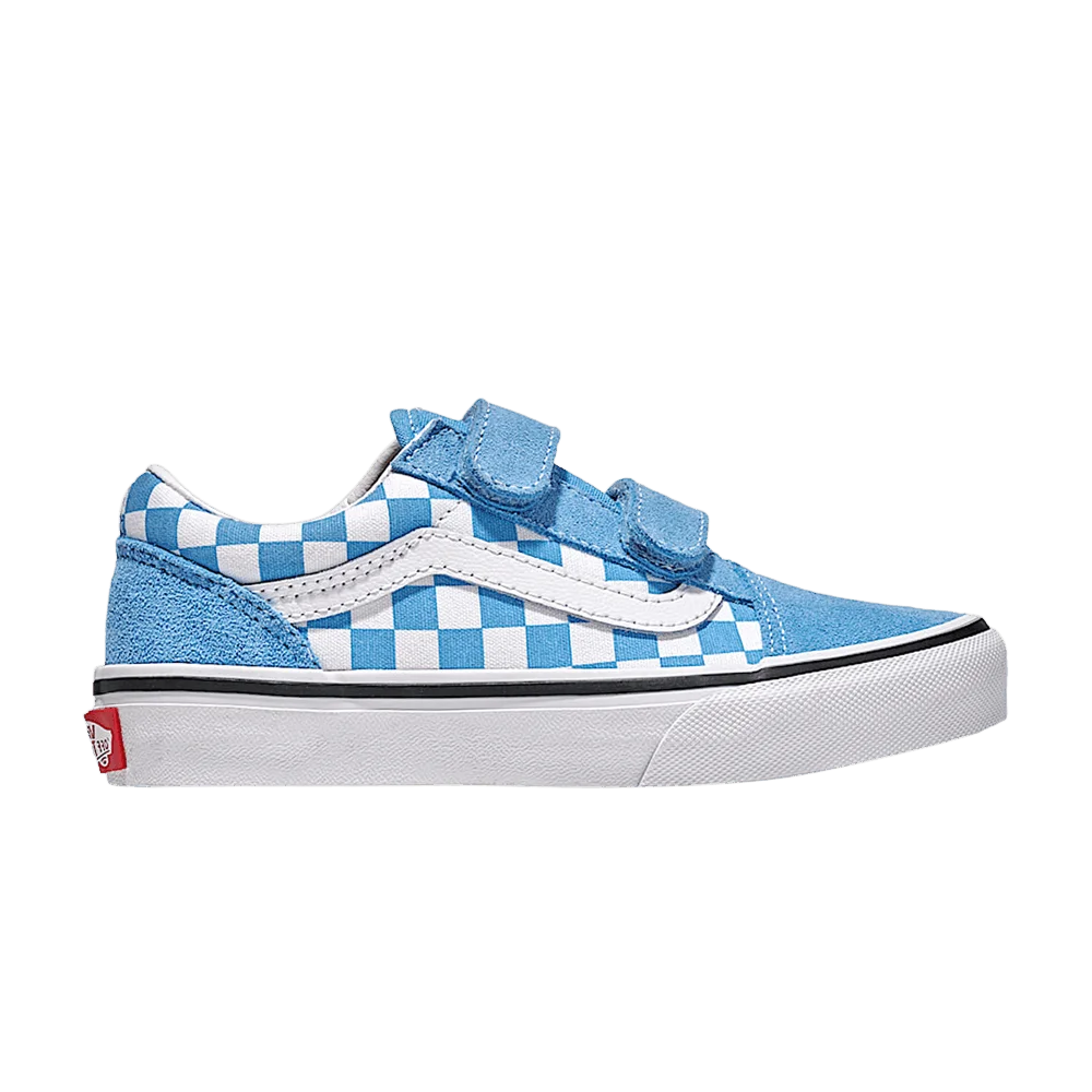 Кроссовки Vans Old Skool V Kids 'Checkerboard - Heritage Blue'