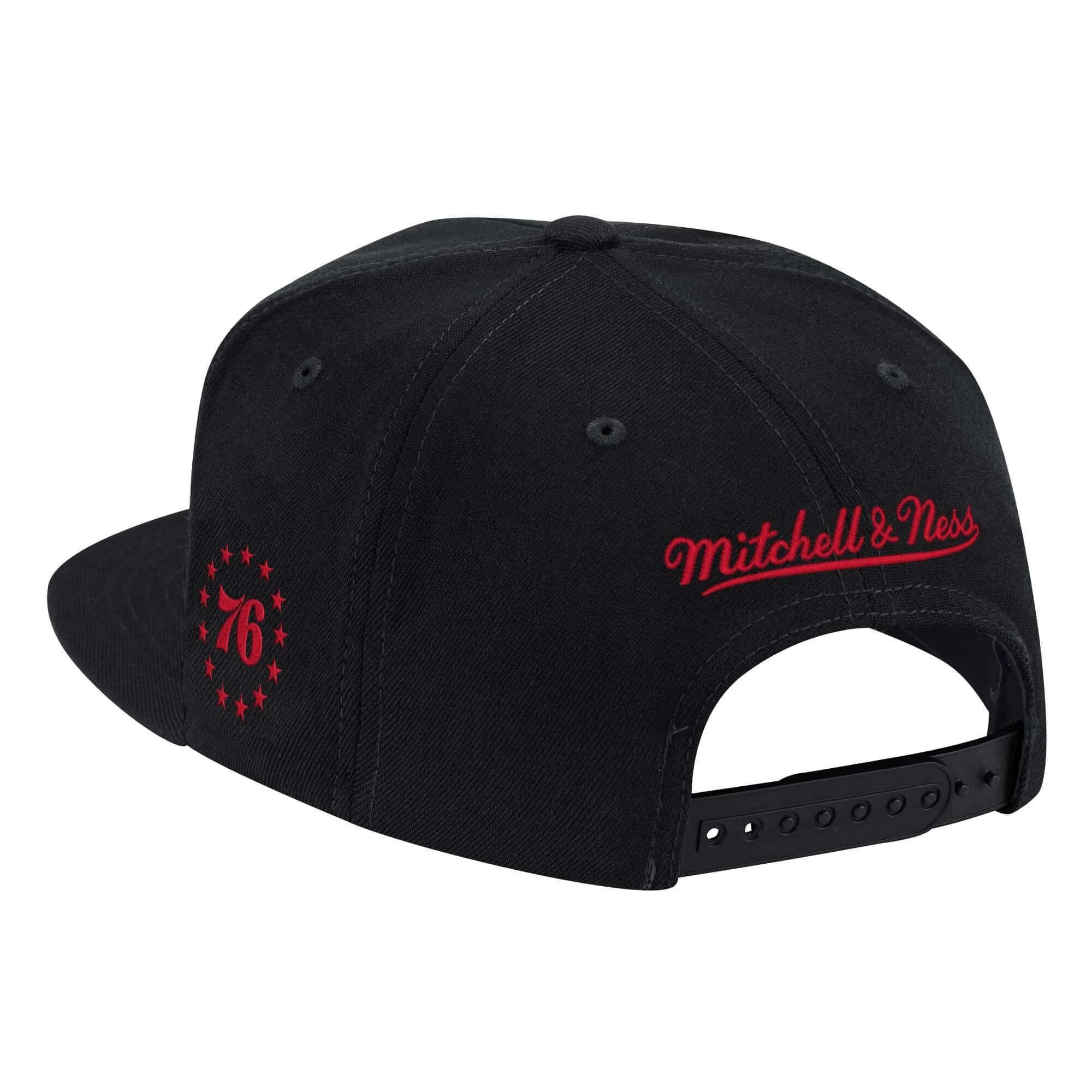 Бейсболка Mitchell & Ness Foundation Script Snapback HWC Philadelphia 76ers