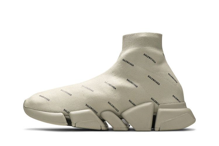 Кроссовки Balenciaga Speed 2.0 Sneaker 'Allover Logo - Sand'