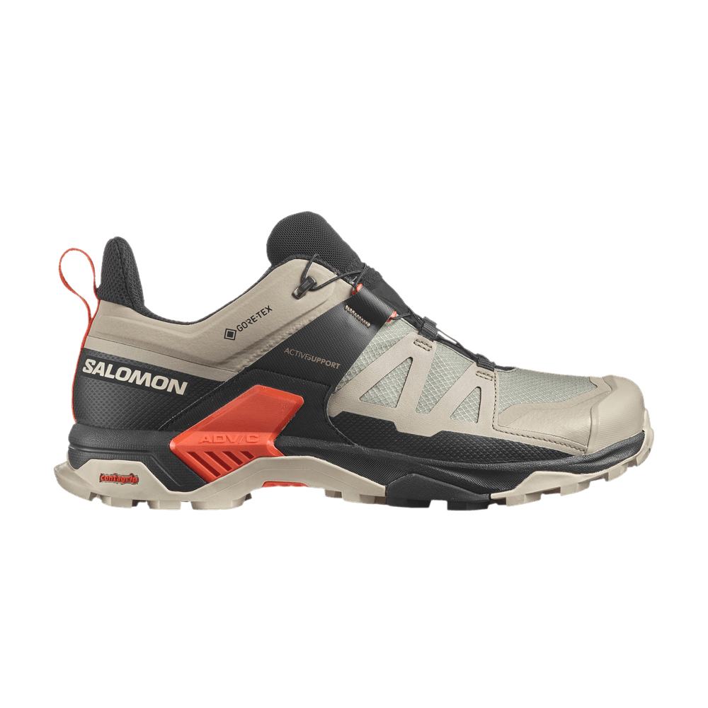 Кроссовки Salomon X Ultra 4 GORE-TEX 'Vintage Khaki Black'