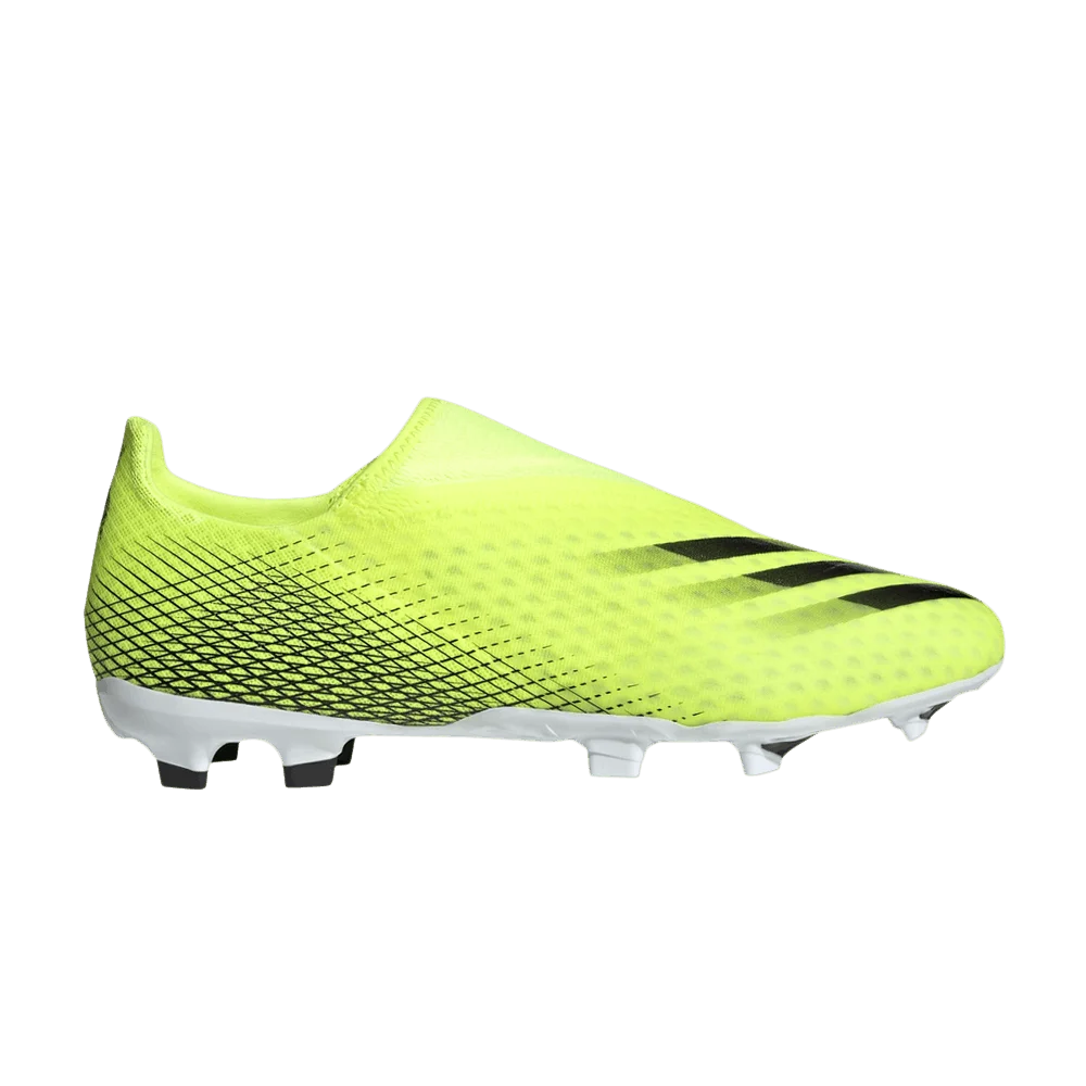 Кроссовки Adidas X Ghosted.3 Laceless FG 'Solar Yellow'