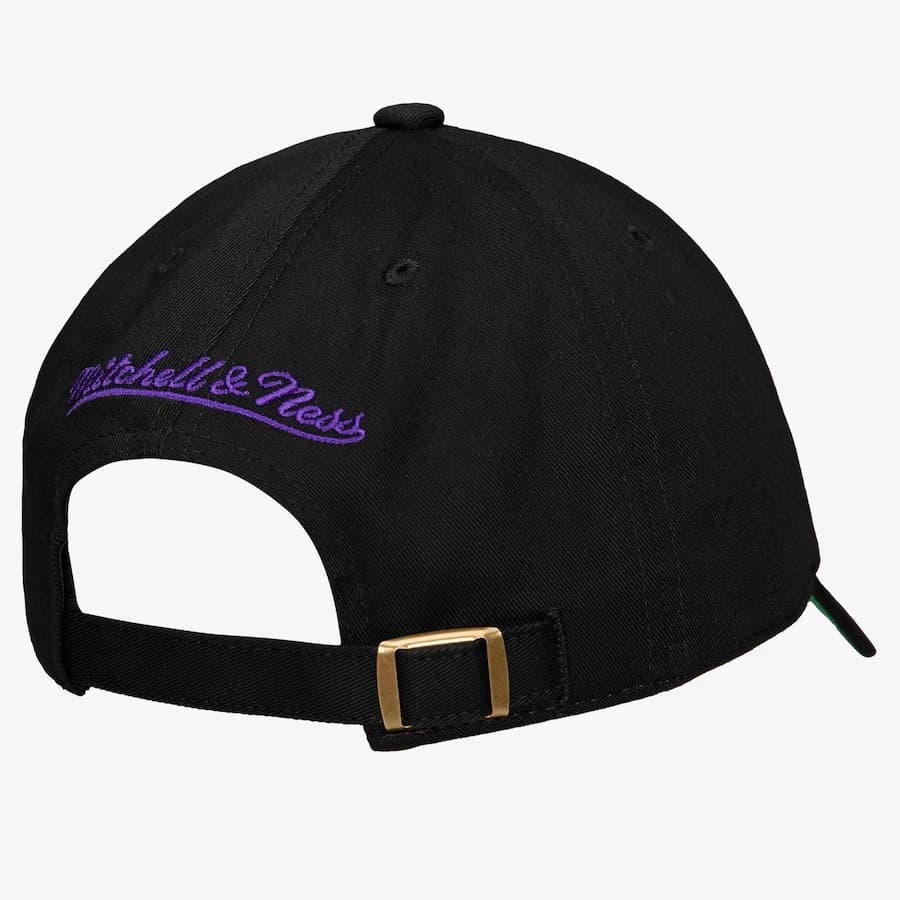 Mitchell-Ness-Black-Utah-Jazz-Hardwood-Classics-Foundation-Script-Dad-Adjustable-Hat-1