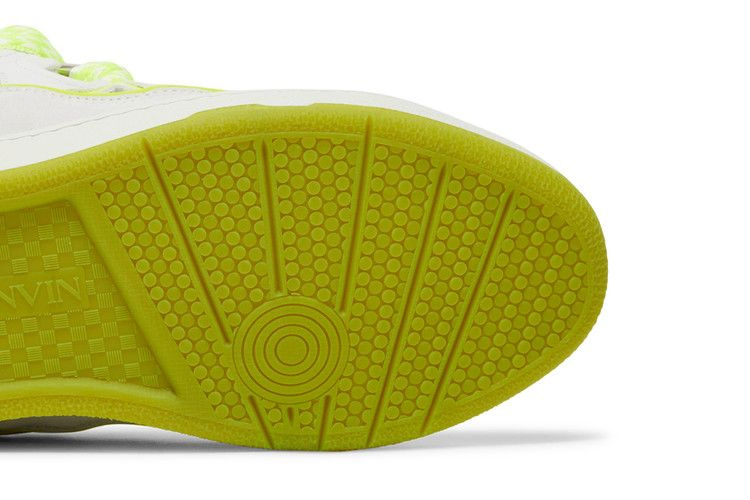 Кроссовки Lanvin Curb Sneakers 'White Fluo Yellow'
