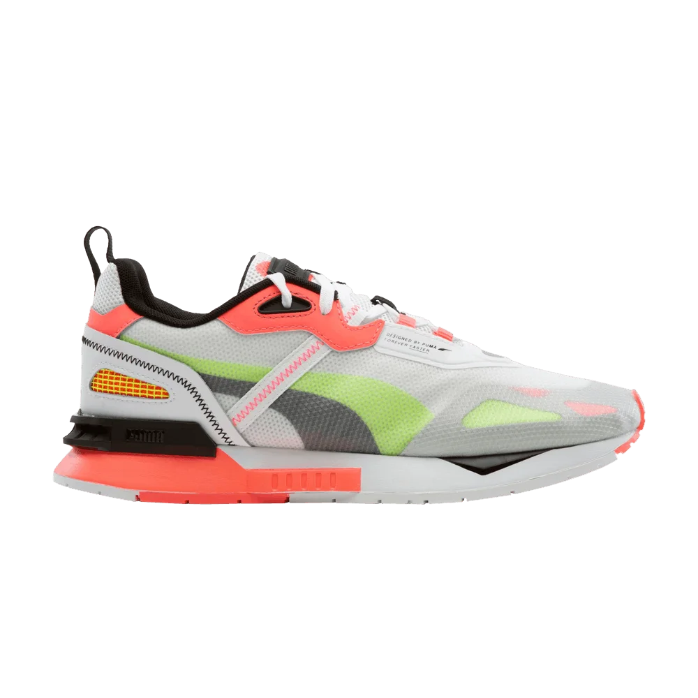 Krossovki-Puma-Mirage-Tech-Paradise-White-Redlime