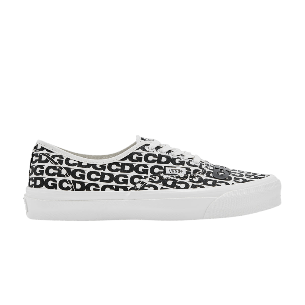 Кроссовки Comme des Garçons x Vans Authentic 'CDG Print - Black White' 2025