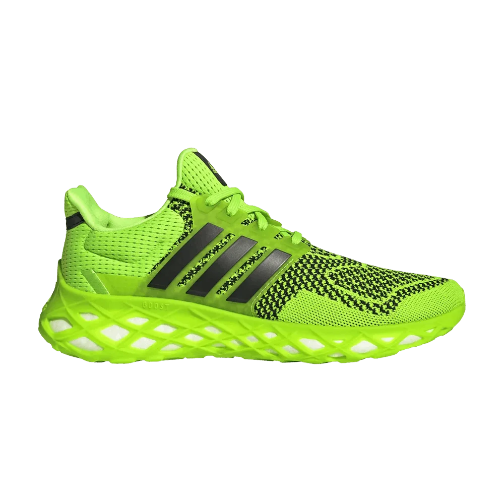 Кроссовки adidas UltraBoost Web DNA 'Solar Green Black'