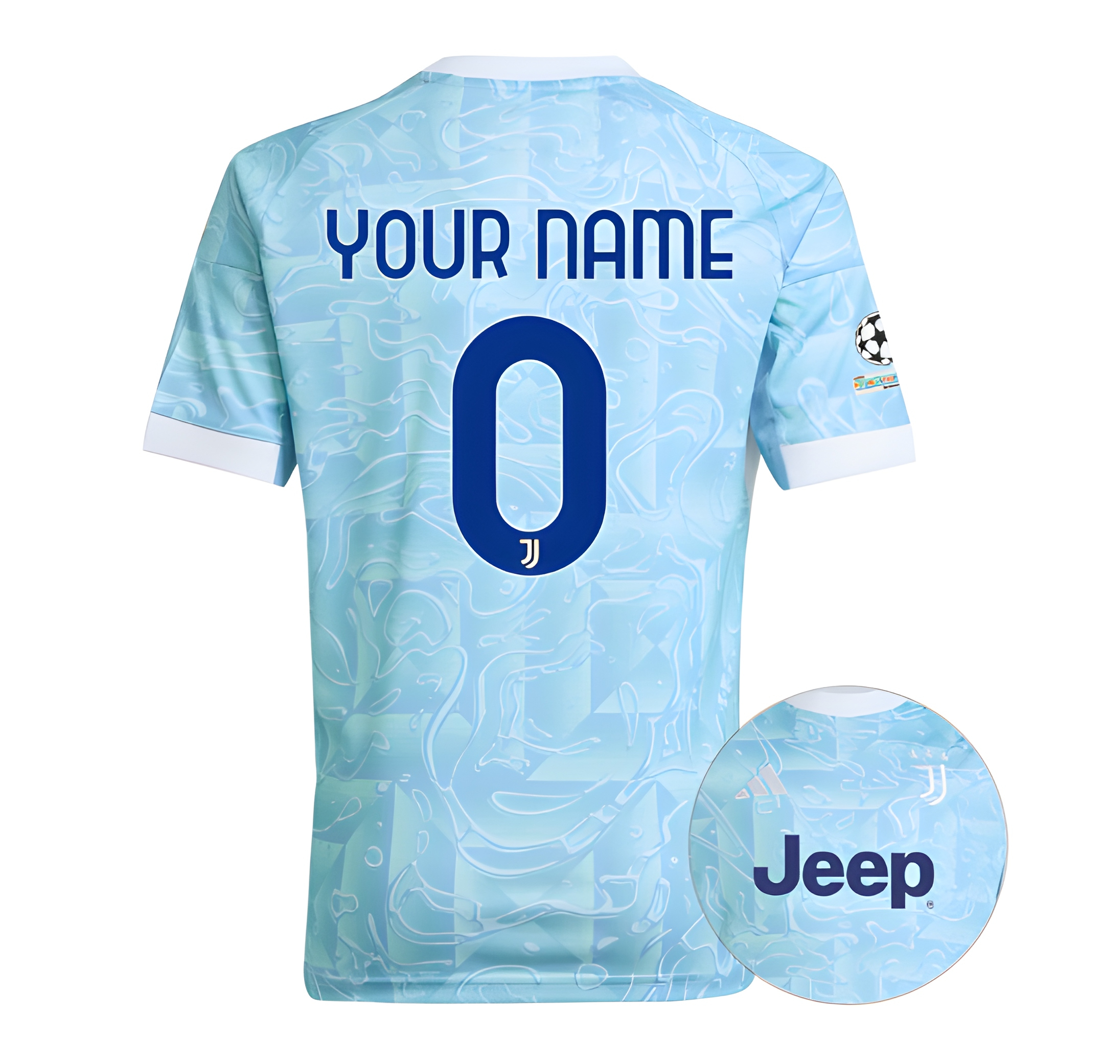 Детское футбольное джерси JUVENTUS away jersey 25/26 CUSTOM