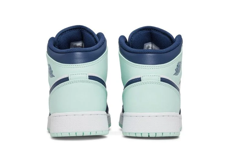 Кроссовки Air Jordan 1 Mid GS 'Blue Mint'