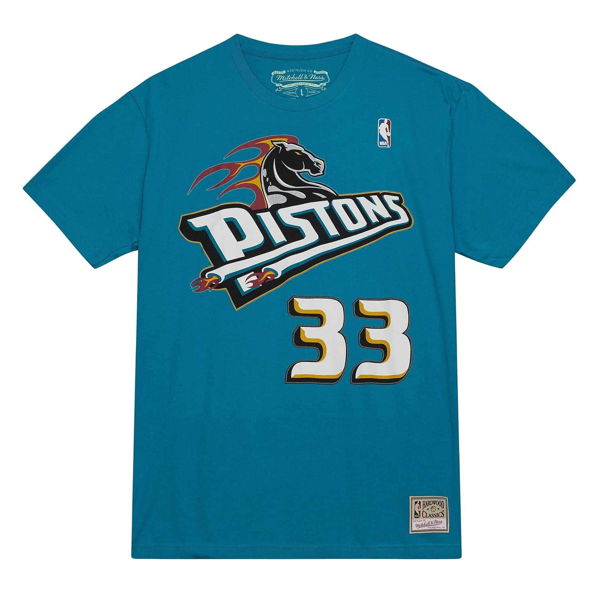 Mitchell-Ness-Name-Number-Detroit-Pistons-1998-99-Grant-Hill-T-Shirt