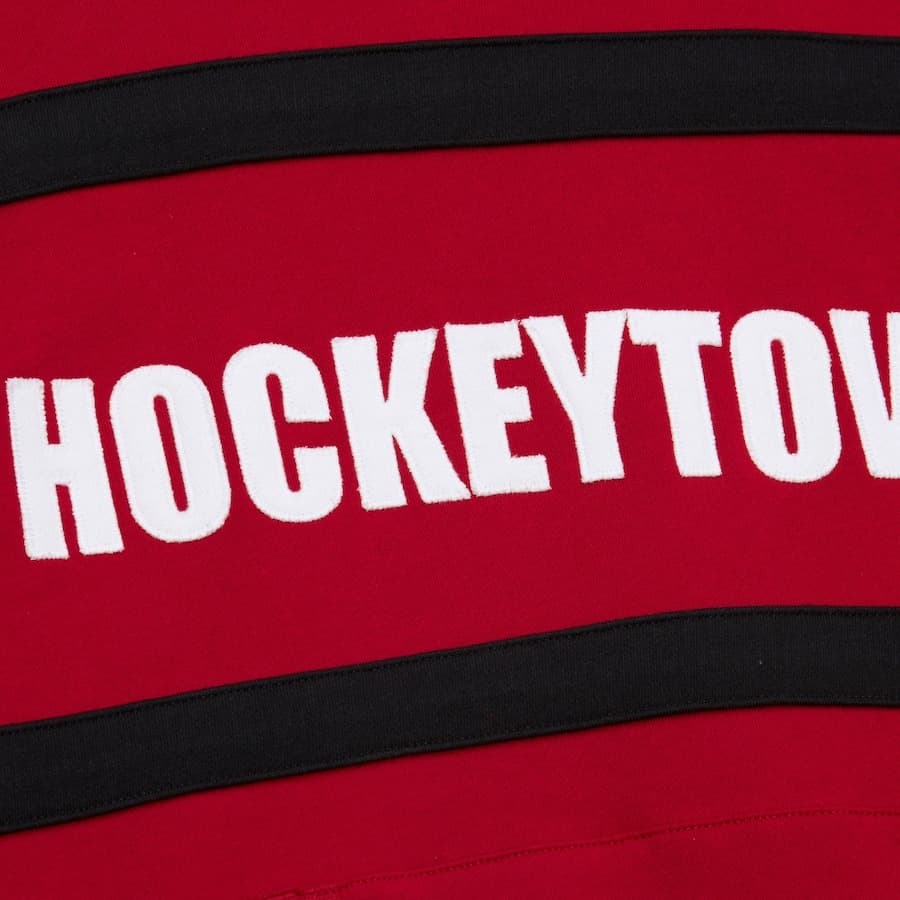 Худи Mitchell & Ness Red Detroit Red Wings Head Coach Fleece Pullover Hoodie