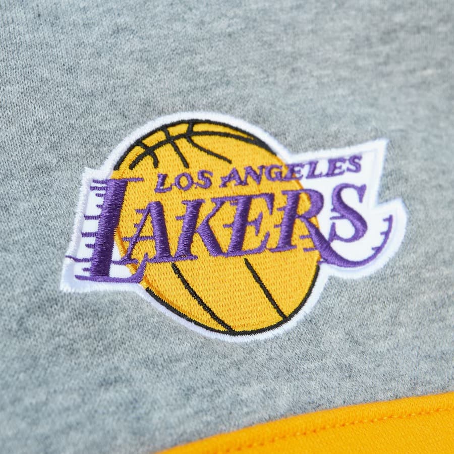 Худи Mitchell & Ness Purple Los Angeles Lakers Head Coach Pullover Hoodie