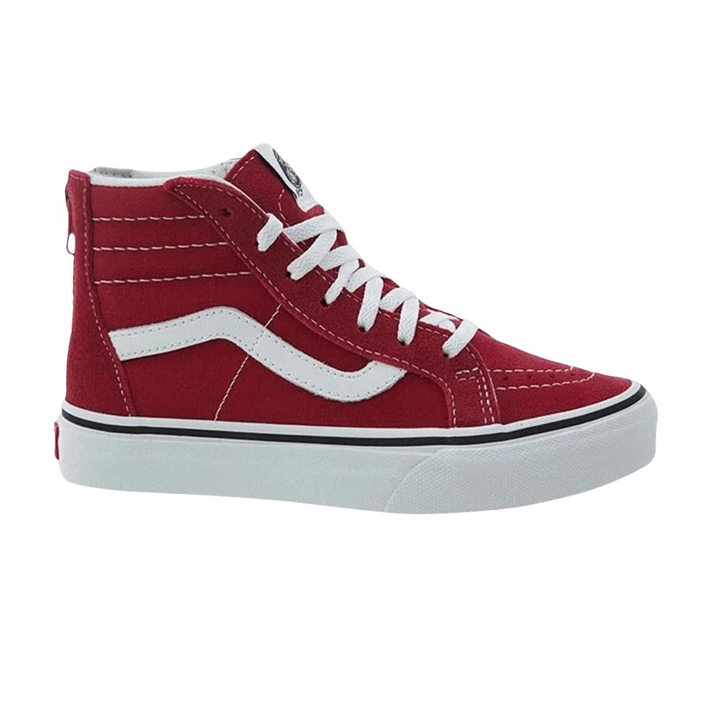 Krossovki-Vans-Sk8-Hi-Zip-Kids-Persian-Red