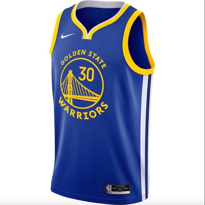 Баскетбольная джерси 2020-21 Golden State Warriors #30 Stephen Curry Nike Icon Royal Jersey