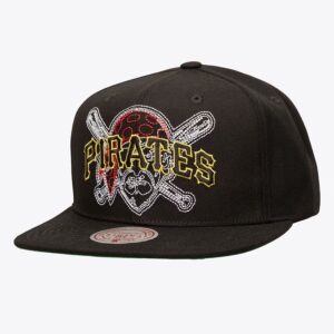 Mitchell-Ness-Black-Pittsburgh-Pirates-Double-Up-Snapback-Hat-300x300