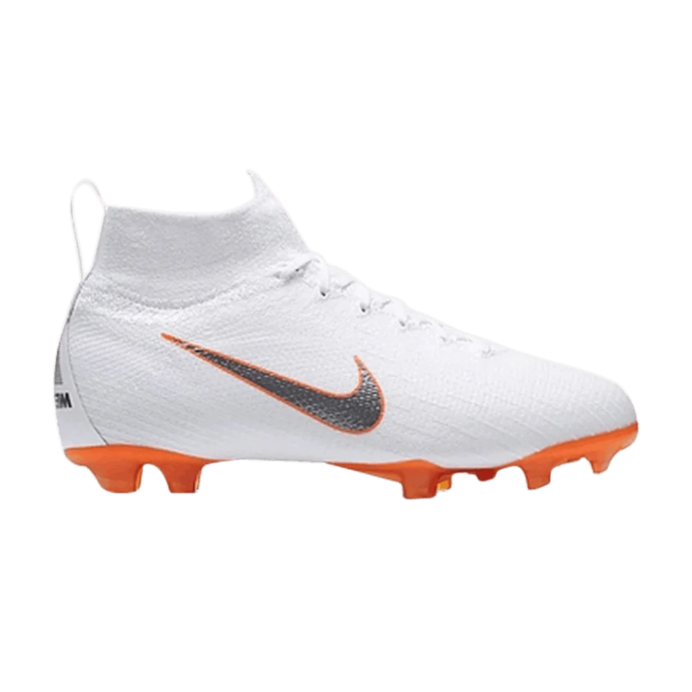 Krossovki-Nike-Mercurial-Superfly-360-Elite-GS-White-Total-Orange