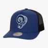 Mitchell-Ness-Navy-Los-Angeles-Rams-Core-Trucker-Snapback-Hat-100x100