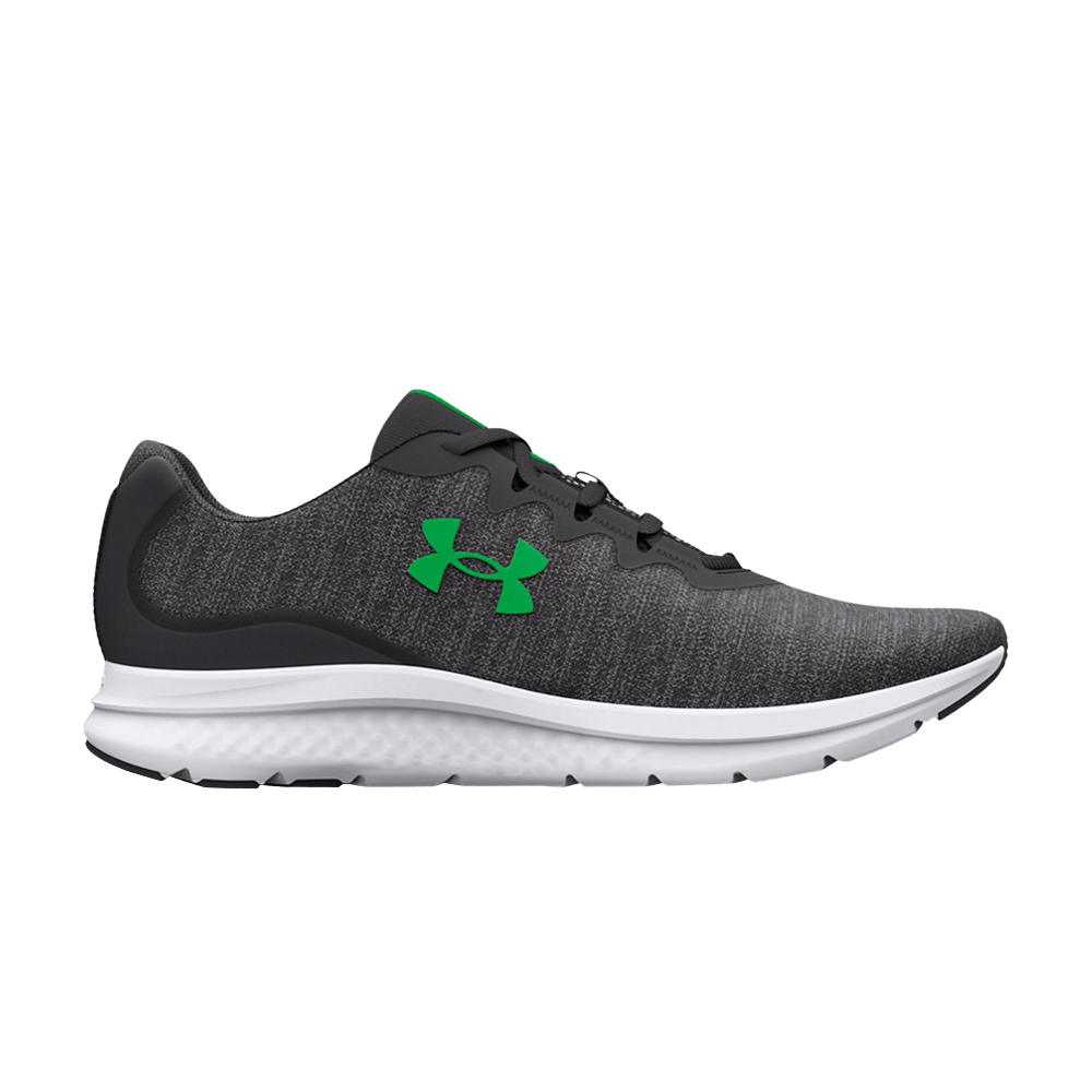 Кроссовки Under Armour Charged Impulse 3 Knit 'Jet Grey Green Screen'