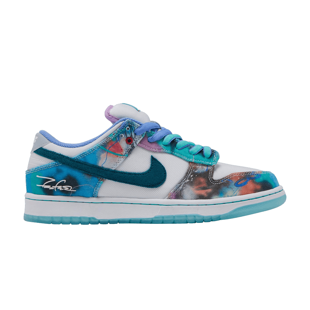 Кроссовки Futura Laboratories x Nike Dunk Low SB 'Bleached Aqua' Sample