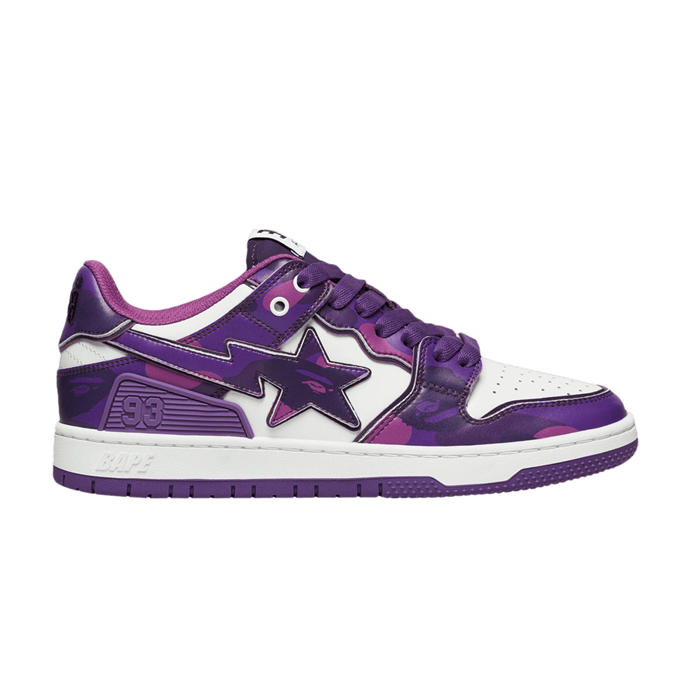 Кроссовки BAPE Wmns Sk8 Sta #1 'Color Camo Pack - Purple'