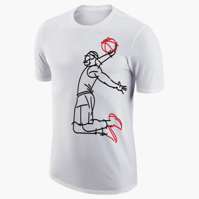 Футболка Lebron Dry LBJ Famous Tee White