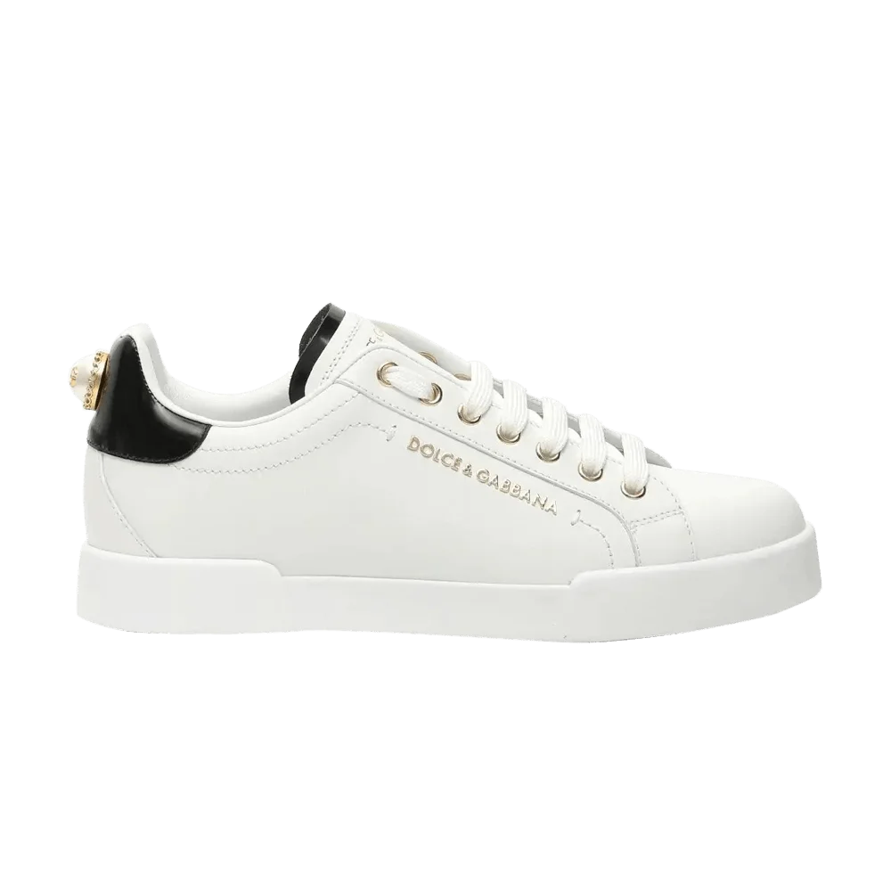 Krossovki-Dolce-Gabbana-Wmns-Portofino-White-Black-Gold