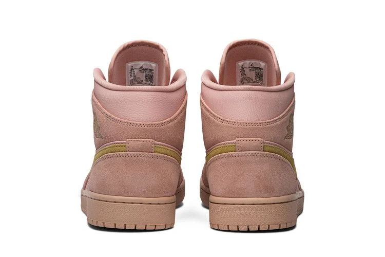 Кроссовки Air Jordan 1 Mid 'Coral Gold'