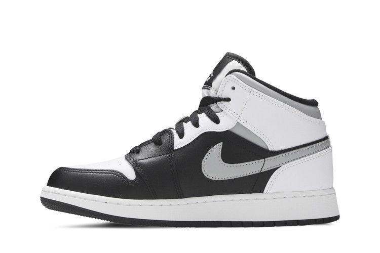 Кроссовки Air Jordan 1 Mid GS 'White Shadow'