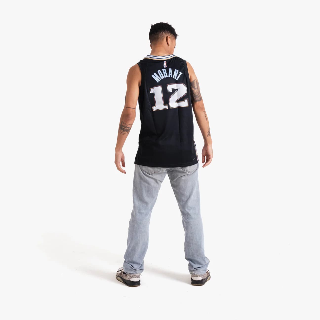 Баскетбольная джерси 2022-23 Memphis Grizzlies Ja Morant #12 Swingman City Edition Black Jersey