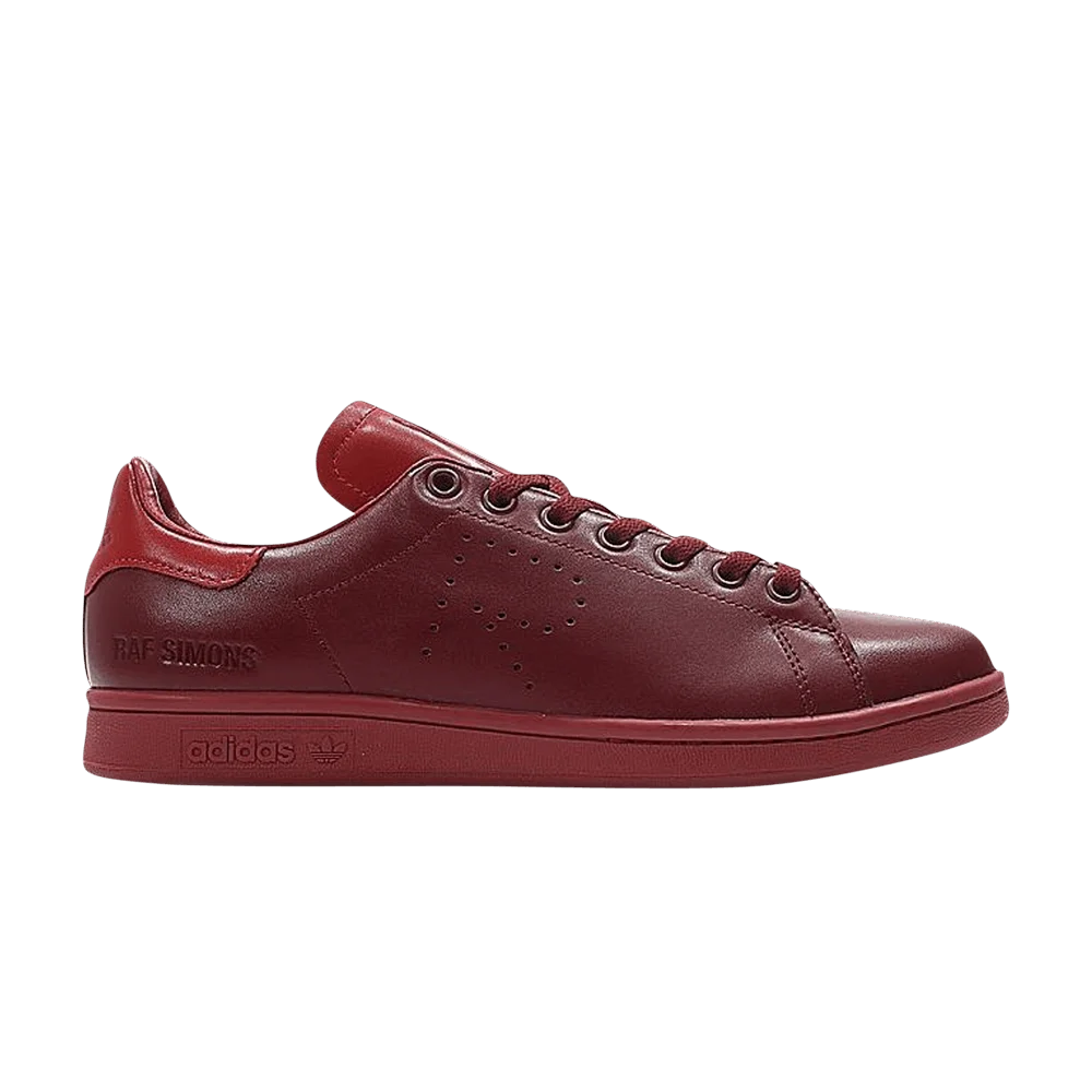 Krossovki-Raf-Simons-x-adidas-Stan-Smith-Burgundy