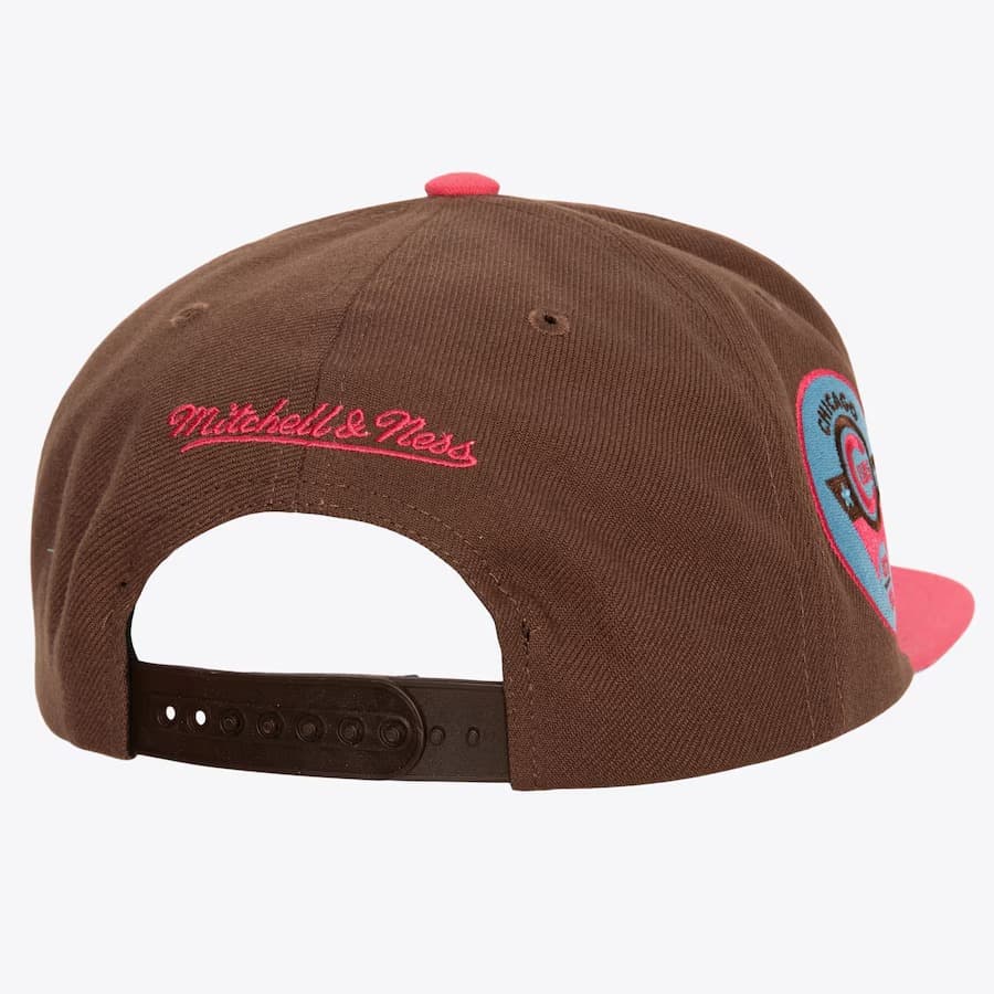 Mitchell-Ness-Brown-Chicago-Cubs-Cooperstown-Collection-The-Damn-Snapback-Hat-1